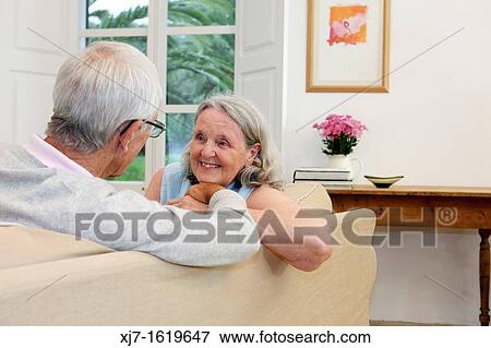 Stock Photo - Senior couple. Fotosearch