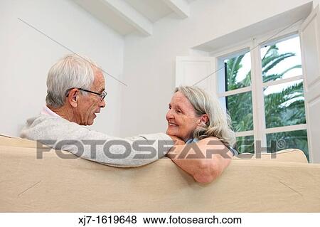 Senior couple View Large Photo Image Stock Photo - Senior couple. Fotosearch