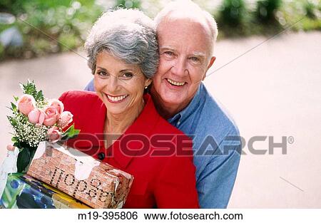 Stock Photograph - senior couple. Fotosearch