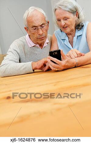 Stock Photograph - Senior couple. Fotosearch