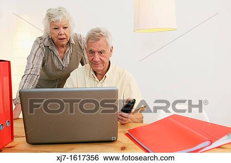 Senior couple View Large Photo Image Stock Photograph - Senior couple. Fotosearch