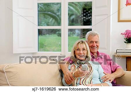 Stock Photograph - Senior couple. Fotosearch