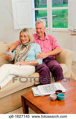 Stock Photography - Senior couple. Fotosearch