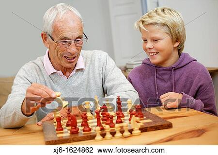 Senior man and grandson View Large Photo Image Stock Image - Senior man and grandson. Fotosearch