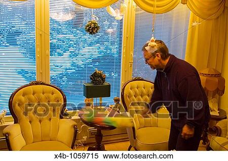 Senior man dusting Finland Europe View Large Photo Image Stock Photography - Senior man dusting Finland Europe. Fotosearch