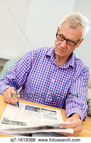 Stock Photo - Senior man. Fotosearch