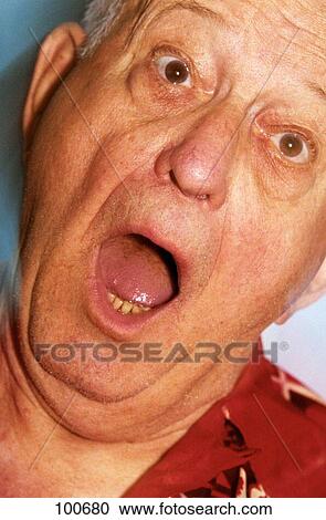 Senior man, surprised View Large Photo Image Stock Image - Senior man, surprised. Fotosearch