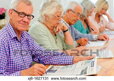 Stock Image - Senior people. Fotosearch