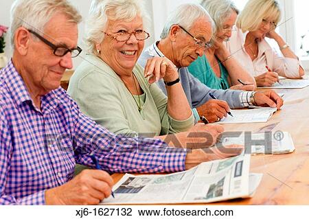 Stock Image - Senior people. Fotosearch