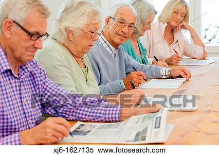 Stock Photography - Senior people. Fotosearch