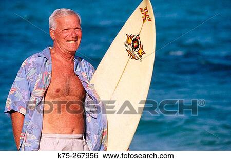 senior surfer View Large Photo Image Stock Photograph - senior surfer. Fotosearch