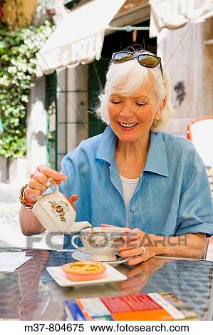 Stock Photography - Senior tourist. Rome, Italy. Fotosearch