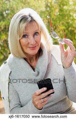 Stock Image - Senior woman. Fotosearch