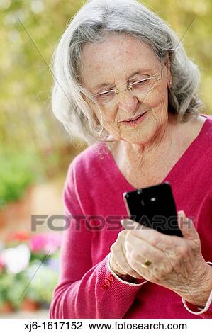 Stock Image - Senior woman. Fotosearch