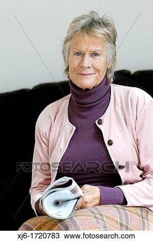 Stock Image - Senior woman. Fotosearch