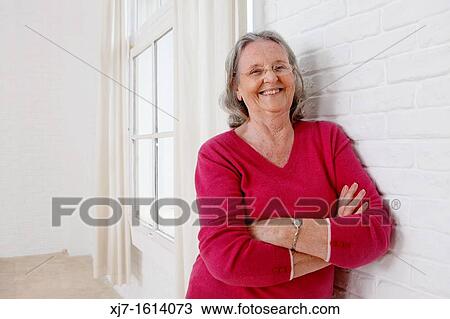 Stock Image - Senior woman. Fotosearch