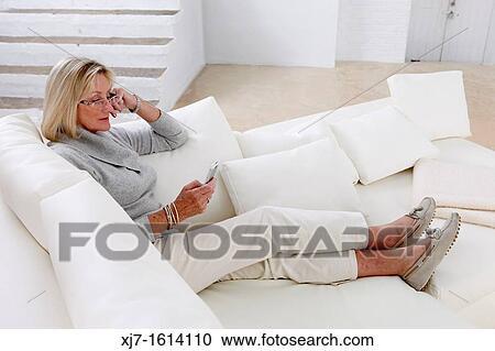 Stock Image - Senior woman. Fotosearch