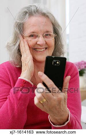 Stock Image - Senior woman. Fotosearch