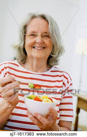 Stock Image - Senior woman. Fotosearch