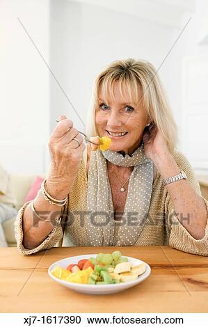 Stock Image - Senior woman. Fotosearch