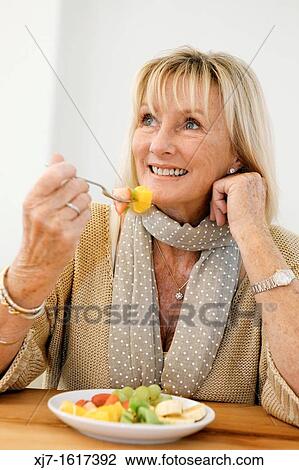 Stock Image - Senior woman. Fotosearch