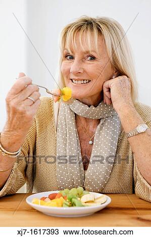 Stock Image - Senior woman. Fotosearch