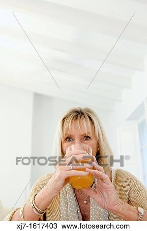 Stock Image - Senior woman. Fotosearch