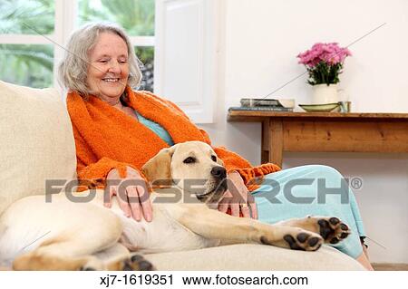 Stock Image - Senior woman. Fotosearch
