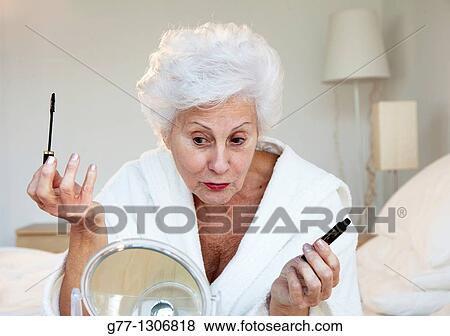 Senior woman View Large Photo Image Stock Photo - Senior woman. Fotosearch