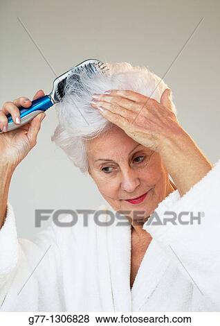 Senior woman View Large Photo Image Stock Photo - Senior woman. Fotosearch