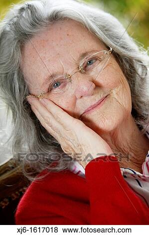 Senior woman View Large Photo Image Stock Photo - Senior woman. Fotosearch