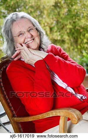 Senior woman View Large Photo Image Stock Photo - Senior woman. Fotosearch