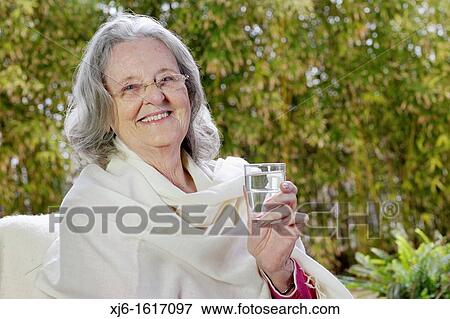 Senior woman View Large Photo Image Stock Photo - Senior woman. Fotosearch