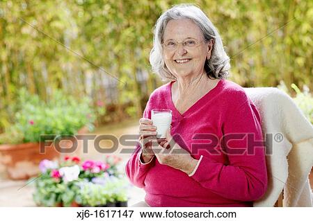 Senior woman View Large Photo Image Stock Photo - Senior woman. Fotosearch