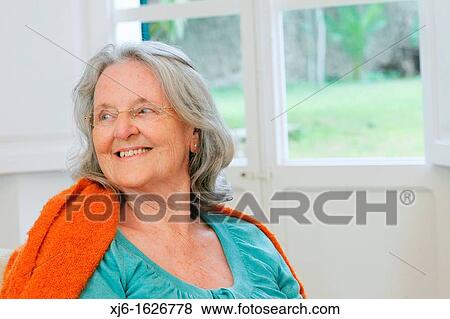 Senior woman View Large Photo Image Stock Photo - Senior woman. Fotosearch