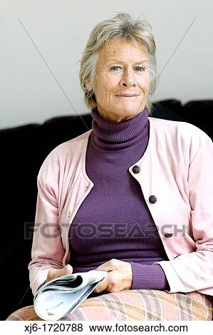 Stock Photo - Senior woman. Fotosearch