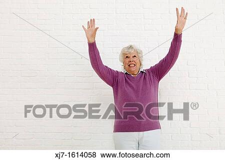 Senior woman View Large Photo Image Stock Photo - Senior woman. Fotosearch