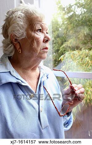 Senior woman View Large Photo Image Stock Photo - Senior woman. Fotosearch