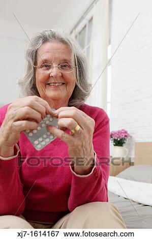 Stock Photo - Senior woman. Fotosearch