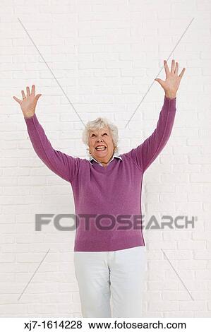 Stock Photo - Senior woman. Fotosearch