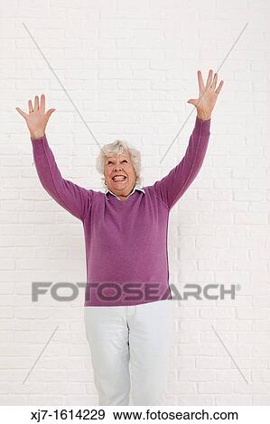 Senior woman View Large Photo Image Stock Photo - Senior woman. Fotosearch