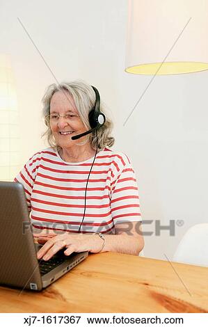 Senior woman View Large Photo Image Stock Photo - Senior woman. Fotosearch