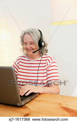 Stock Photo - Senior woman. Fotosearch