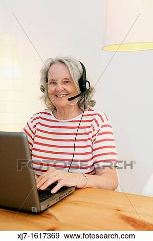 Senior woman View Large Photo Image Stock Photo - Senior woman. Fotosearch