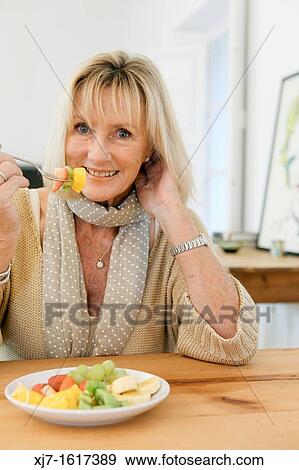 Senior woman View Large Photo Image Stock Photo - Senior woman. Fotosearch