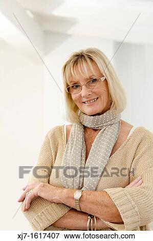 Stock Photo - Senior woman. Fotosearch