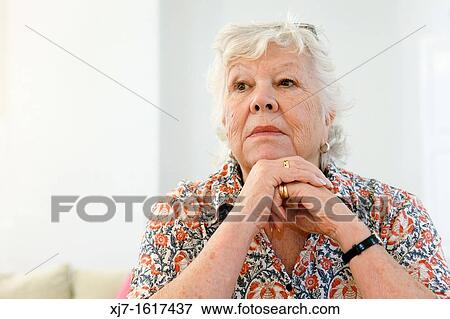 Senior woman View Large Photo Image Stock Photo - Senior woman. Fotosearch