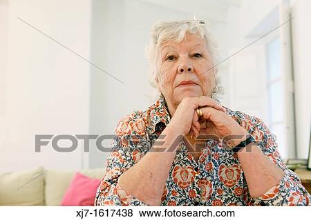 Stock Photo - Senior woman. Fotosearch