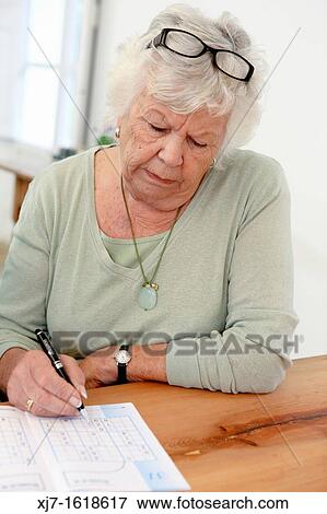Senior woman View Large Photo Image Stock Photo - Senior woman. Fotosearch