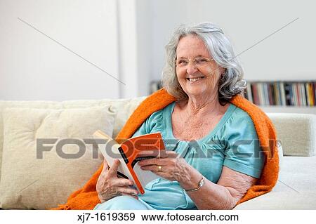 Stock Photo - Senior woman. Fotosearch